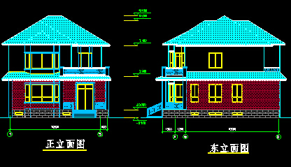 農(nóng)村二層私人別墅設(shè)計(jì)圖